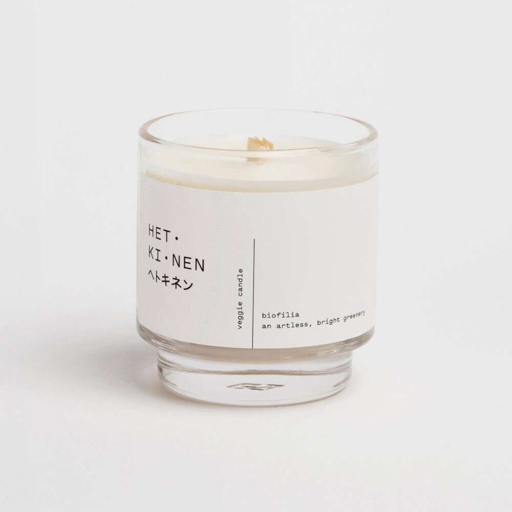 NWT Hetkinen Veggie Candle – Biofilia Round (260 ml)